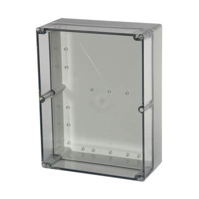 Fibox UL PCT 233011 Polycarbonate Electronic Enclosure w/Clear Cover