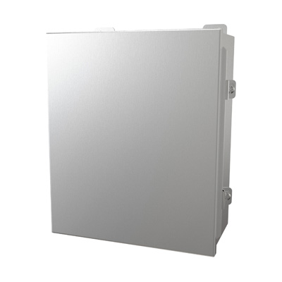 Hammond Manufacturing 1414N4PHSSK 12x10x5" 304 Stainless Steel Wall Mount Electrical Enclosure