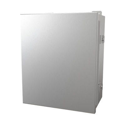 Hammond Manufacturing 1414N4PHSSK6 12x10x6" 304 Stainless Steel Wall Mount Electrical Enclosure