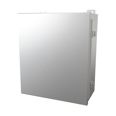 Hammond Manufacturing 1414N4PHSSM6 14x12x6" 304 Stainless Steel Wall Mount Electrical Enclosure