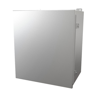Hammond Manufacturing 1414N4PHSSO10 16x14x10" 304 Stainless Steel Wall Mount Electrical Enclosure