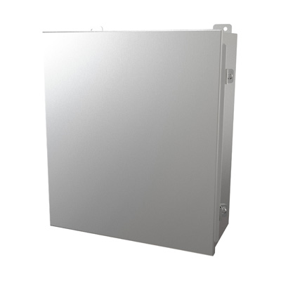 Hammond Manufacturing 1414N4PHSSO6 16x14x6" 304 Stainless Steel Wall Mount Electrical Enclosure
