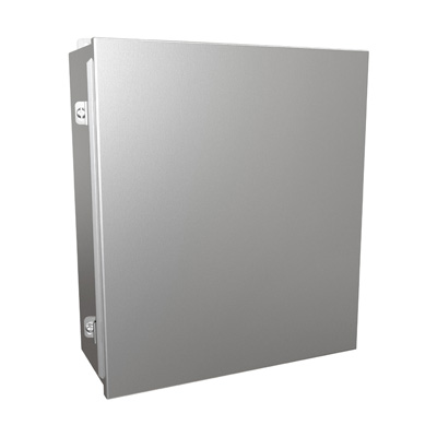 Hammond Manufacturing 1414N4SSO6 16x14x6" 304 Stainless Steel Wall Mount Electrical Enclosure