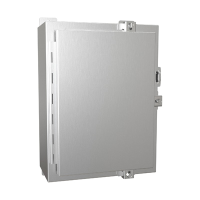 Hammond Manufacturing 1418N4SSB6 16x12x6" 304 Stainless Steel Wall Mount Electrical Enclosure