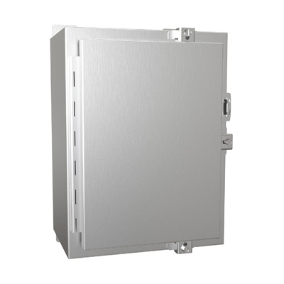 Hammond Manufacturing 1418N4SSB8 16x12x8" 304 Stainless Steel Wall Mount Electrical Enclosure