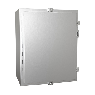 Hammond Manufacturing 1418N4SSC10 20x16x10" 304 Stainless Steel Wall Mount Electrical Enclosure
