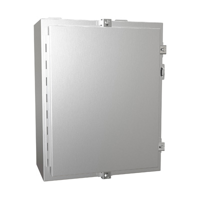 Hammond Manufacturing 1418N4SSC8 20x16x8" 304 Stainless Steel Wall Mount Electrical Enclosure