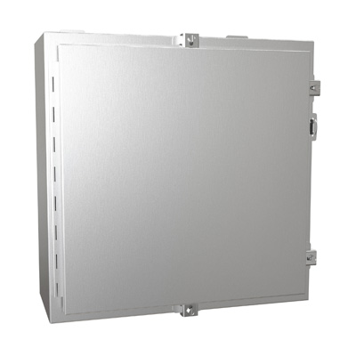 Hammond Manufacturing 1418N4SSD8 20x20x8" 304 Stainless Steel Wall Mount Electrical Enclosure