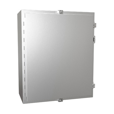Hammond Manufacturing 1418N4SSE10 24x20x10" 304 Stainless Steel Wall Mount Electrical Enclosure