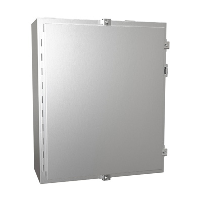 Hammond Manufacturing 1418N4SSE8 24x20x8" 304 Stainless Steel Wall Mount Electrical Enclosure