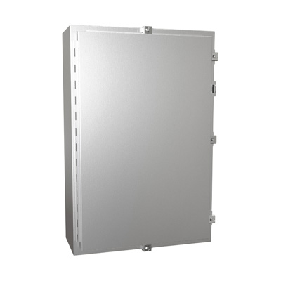 Hammond Manufacturing 1418N4SSF8 30x20x8" 304 Stainless Steel Wall Mount Electrical Enclosure