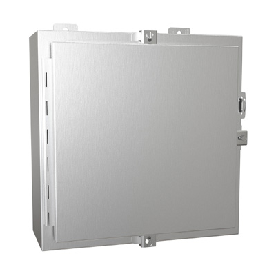 Hammond Manufacturing 1418N4SSG6 16x16x6" 304 Stainless Steel Wall Mount Electrical Enclosure