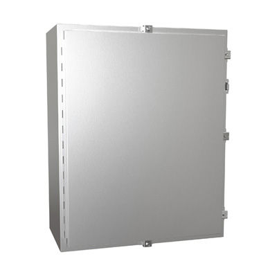 Hammond Manufacturing 1418N4SSK12 30x24x12" 304 Stainless Steel Wall Mount Electrical Enclosure