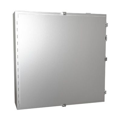 Hammond Manufacturing 1418N4SSKK8 30x30x8" 304 Stainless Steel Wall Mount Electrical Enclosure