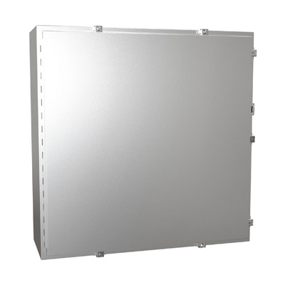 Hammond Manufacturing 1418N4SSLL12 36x36x12" 304 Stainless Steel Wall Mount Electrical Enclosure