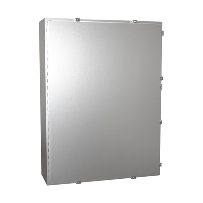 Hammond Manufacturing 1418N4SSS12 48x36x12" 304 Stainless Steel Wall Mount Electrical Enclosure