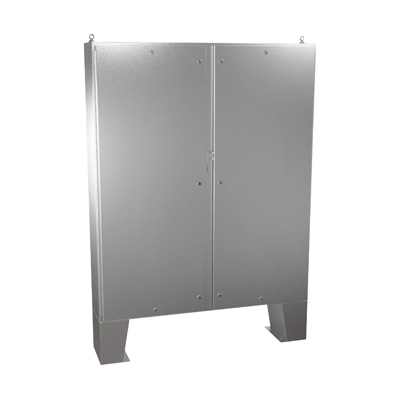Hammond Manufacturing 1422N4SSE12FQT 72x60x13" 304 Stainless Steel Floor Mount Electrical Enclosure