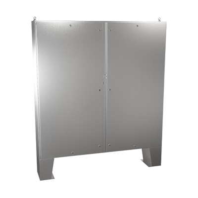 Hammond Manufacturing 1422N4SSF12FQT 72x72x13" 304 Stainless Steel Floor Mount Electrical Enclosure