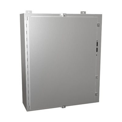Hammond Manufacturing 1447SN4SSE8 30x25x8" 304 Stainless Steel Wall Mount Disconnect Electrical Enclosure