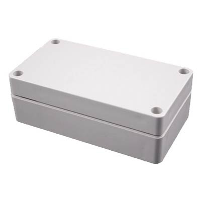 Hammond 1554R2GY Polycarbonate Electrical Enclosure w/Solid Cover