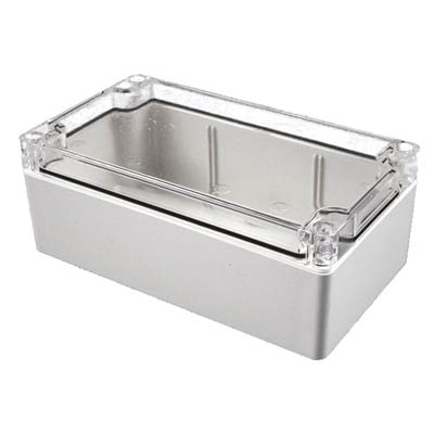 Hammond 1554V2GYCL Polycarbonate Electrical Enclosure w/Clear Cover