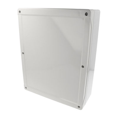 12x10x4" Polycarbonate Electronic Enclosure w/Solid Cover | 1555Y2GY 