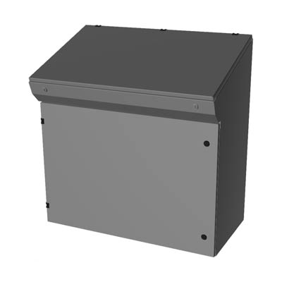 Hammond Manufacturing 2CSC2060 39x60x18" 304 Stainless Steel Console Cabinet Electrical Enclosure