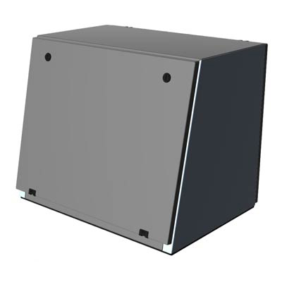 Hammond Manufacturing 2CST206036 20x60x36" 304 Stainless Steel Consolet Electrical Enclosure