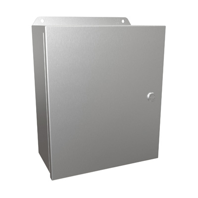 Hammond Manufacturing EJ12105SS 12x10x5" 304 Stainless Steel Wall Mount Electrical Enclosure