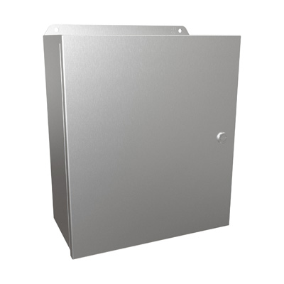 Hammond Manufacturing EJ14126SS 14x12x6" 304 Stainless Steel Wall Mount Electrical Enclosure