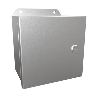 Hammond Manufacturing EJ664SS 6x6x4" 304 Stainless Steel Wall Mount Electrical Enclosure