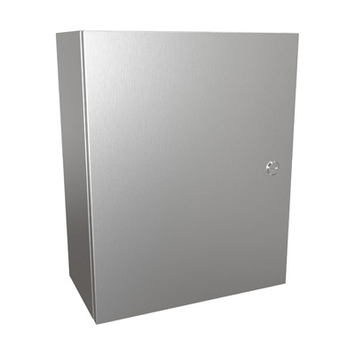 Hammond Manufacturing EN4SD20168SS 20x16x8" 304 Stainless Steel Wall Mount Electrical Enclosure