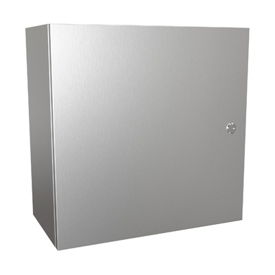 Hammond Manufacturing EN4SD202010SS 20x20x10" 304 Stainless Steel Wall Mount Electrical Enclosure