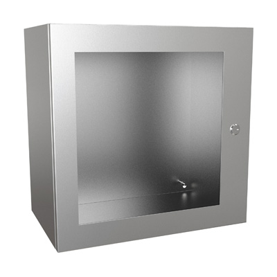 Hammond Manufacturing EN4SD202012WSS 20x20x12" 304 Stainless Steel Wall Mount Electrical Enclosure
