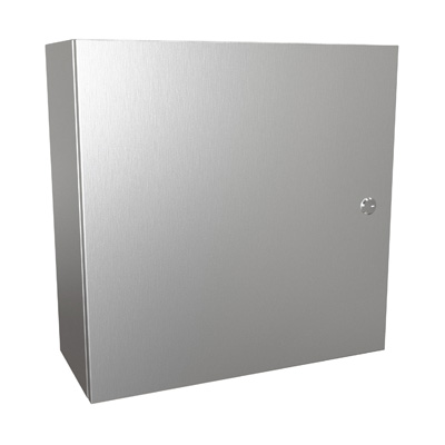 Hammond Manufacturing EN4SD20208SS 20x20x8" 304 Stainless Steel Wall Mount Electrical Enclosure