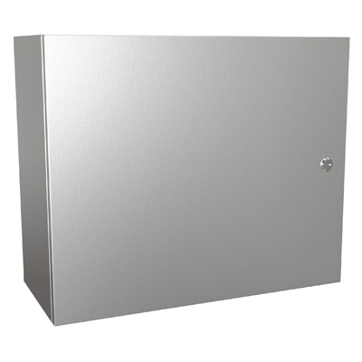 Hammond Manufacturing EN4SD202410SS 20x24x10" 304 Stainless Steel Wall Mount Electrical Enclosure