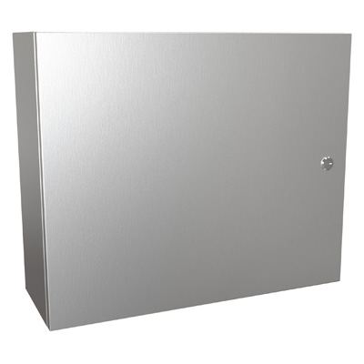 Hammond Manufacturing EN4SD20248SS 20x24x8" 304 Stainless Steel Wall Mount Electrical Enclosure