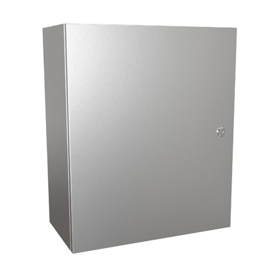 Hammond Manufacturing EN4SD242010SS 24x20x10" 304 Stainless Steel Wall Mount Electrical Enclosure