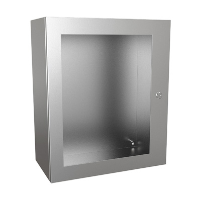 Hammond Manufacturing EN4SD242010WSS 24x20x10" 304 Stainless Steel Wall Mount Electrical Enclosure