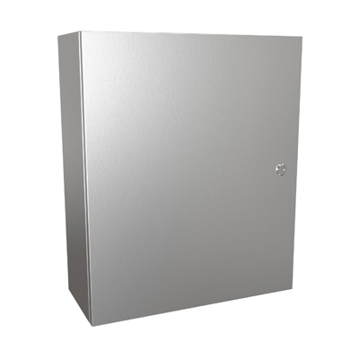 Hammond Manufacturing EN4SD24208SS 24x20x8" 304 Stainless Steel Wall Mount Electrical Enclosure