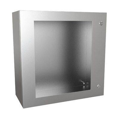Hammond Manufacturing EN4SD242410WSS 24x24x10" 304 Stainless Steel Wall Mount Electrical Enclosure