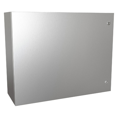 Hammond Manufacturing EN4SD243010SS 24x30x10" 304 Stainless Steel Wall Mount Electrical Enclosure