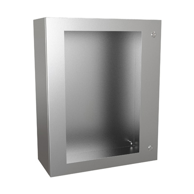 Hammond Manufacturing EN4SD302410WSS 30x24x10" 304 Stainless Steel Wall Mount Electrical Enclosure