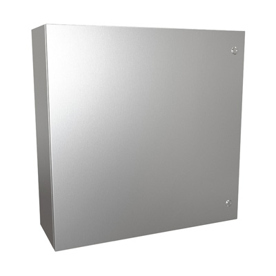 Hammond Manufacturing EN4SD303010SS 30x30x10" 304 Stainless Steel Wall Mount Electrical Enclosure