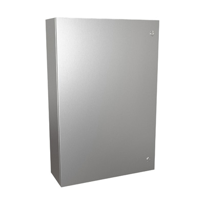 Hammond Manufacturing EN4SD36248SS 36x24x8" 304 Stainless Steel Wall Mount Electrical Enclosure