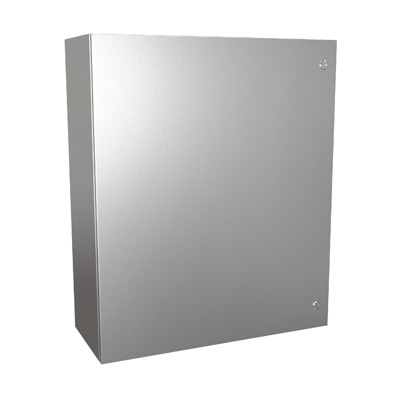 Hammond Manufacturing EN4SD363012SS 36x30x12" 304 Stainless Steel Wall Mount Electrical Enclosure