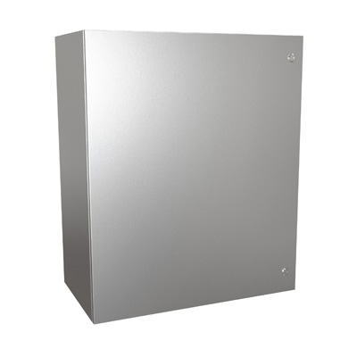 Hammond Manufacturing EN4SD363016SS 36x30x16" 304 Stainless Steel Wall Mount Electrical Enclosure