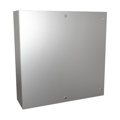 Hammond Manufacturing EN4SD363610SSR 36x36x10" 304 Stainless Steel Wall Mount Electrical Enclosure