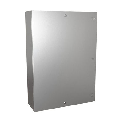 Hammond Manufacturing EN4SD423010SSR 42x30x10" 304 Stainless Steel Wall Mount Electrical Enclosure