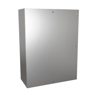 Hammond Manufacturing EN4SD483616SSR 48x36x16" 304 Stainless Steel Wall Mount Electrical Enclosure